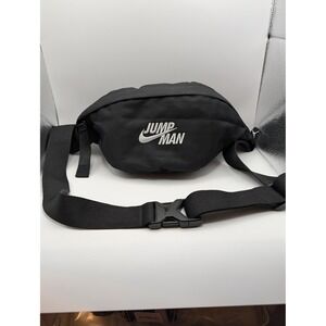 Nike Jordan Jumpman Fanny Pack Belt Bag Crossbody Black‎ Polyester Logo